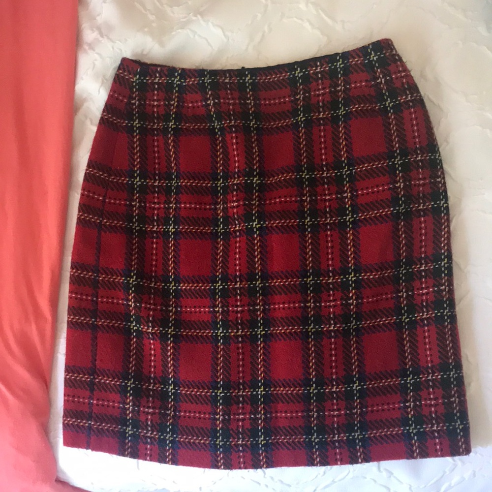 Vintage Plaid Skirt